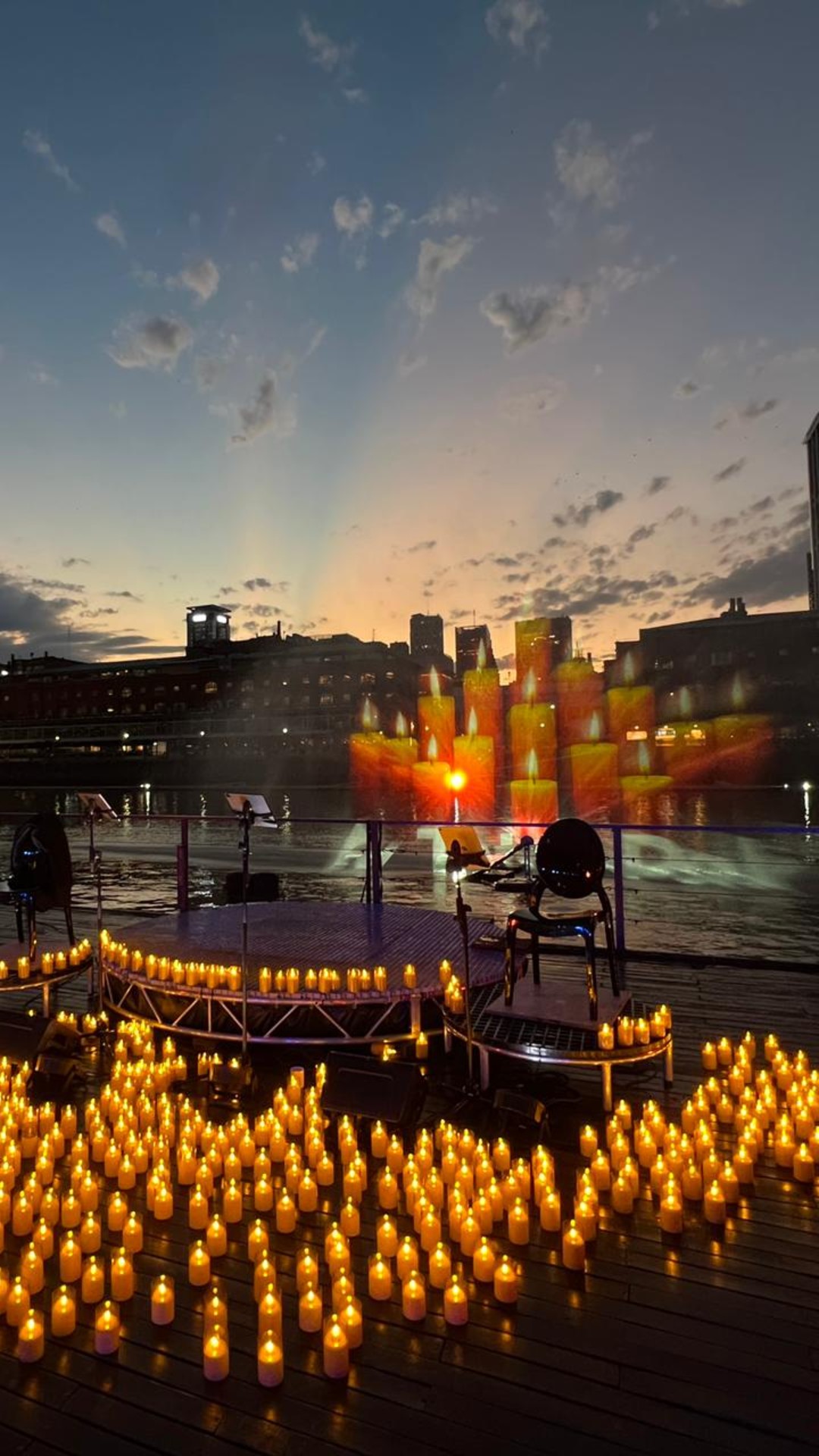Evento Tetrapack con 500 velas led