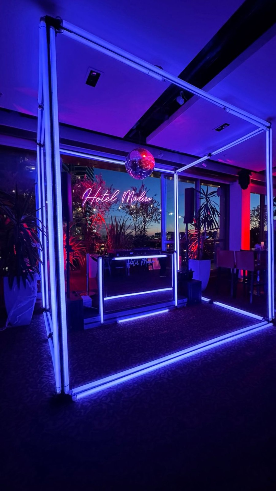 Cabina de DJ Hotel Madero